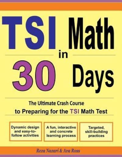 Cover for Ava Ross · Tsi Math in 30 Days (Paperback Book) (2018)
