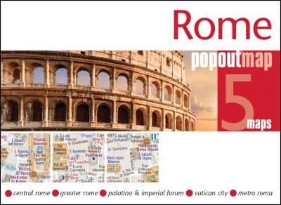 Cover for Popout Map · Rome PopOut Map: Pocket size, pop up city map of Rome - PopOut Maps (Kartor) (2024)