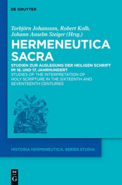 Cover for Torbjorn Johansson · Hermeneutica Sacra (Bok) [German, 1 edition] (2010)