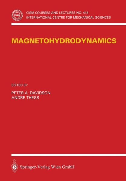 Cover for John Davidson · Magnetohydrodynamics - CISM International Centre for Mechanical Sciences (Paperback Book) [2002 edition] (2002)