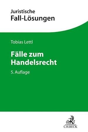Cover for Tobias Lettl · Flle zum Handelsrecht (Paperback Book) (2021)