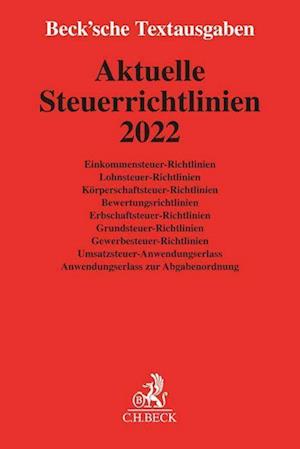 Cover for Beck C. H. · Aktuelle Steuerrichtlinien 2022 (Paperback Book) (2022)