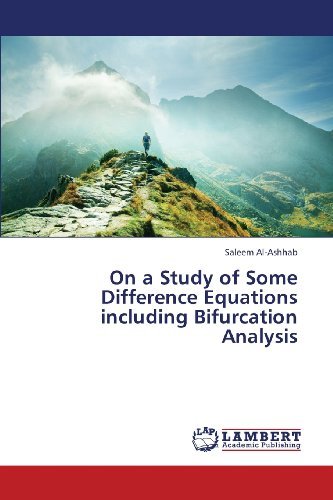 Cover for Saleem Al-ashhab · On a Study of Some Difference Equations Including Bifurcation Analysis (Paperback Bog) (2012)