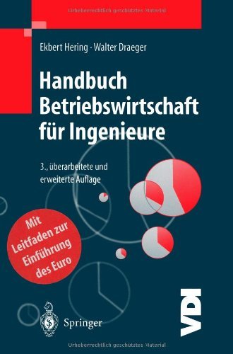 Cover for Ekbert Hering · Handbuch Betriebswirtschaft Fur Ingenieure - VDI-Buch (Pocketbok) [3rd Softcover Reprint of the Original 3rd 2000 edition] (2013)