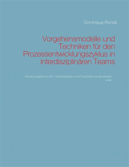 Cover for Rondé · Vorgehensmodelle und Techniken fü (Bog)