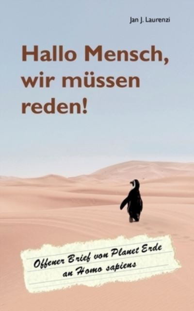 Cover for Jan J Laurenzi · Hallo Mensch, wir mussen reden! (Paperback Book) (2021)