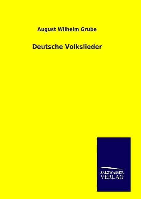 Cover for Grube · Deutsche Volkslieder (Book)