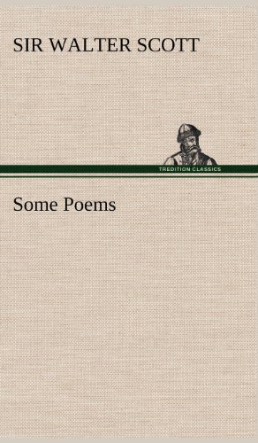 Cover for Walter Scott · Some Poems (Hardcover Book) (2012)