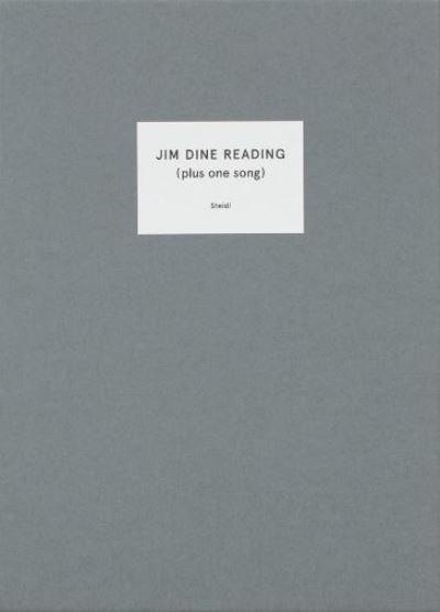 Cover for Jim Dine · Jim Dine Reading: (Plus one song) (Bok) (2021)