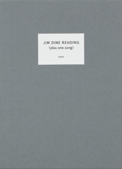 Cover for Jim Dine · Jim Dine Reading: (Plus one song) (Book) (2021)