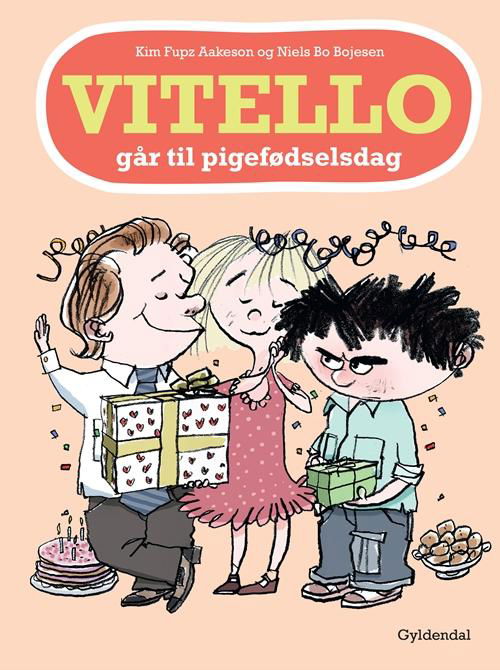 Cover for Kim Fupz Aakeson; Niels Bo Bojesen · Vitello: Vitello går til pigefødselsdag (Indbundet Bog) [1. udgave] (2015)