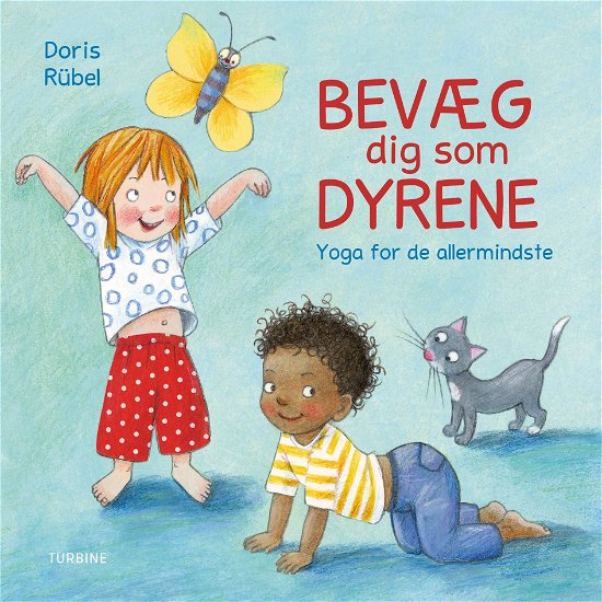 Cover for Doris Rübel · Bevæg dig som dyrene (Cardboard Book) [1º edição] (2020)