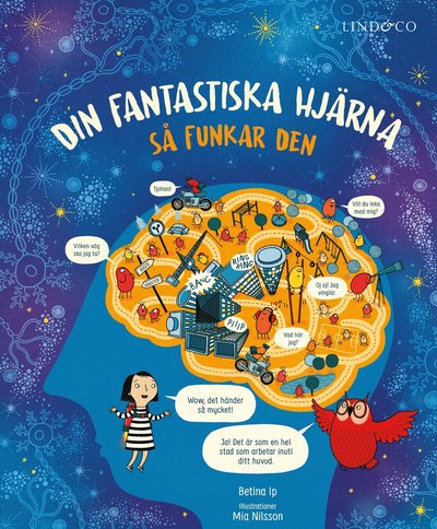 Cover for Betina Ip · Din fantastiska hjärna : så funkar den (Inbunden Bok) (2021)