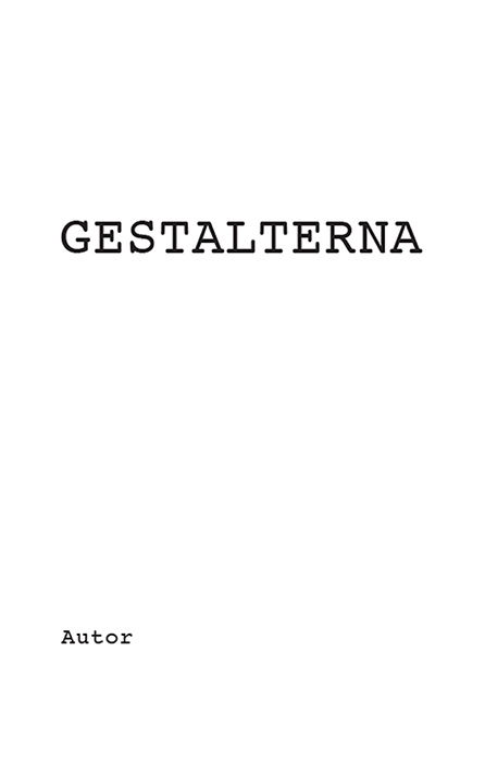 Cover for Marie Silkeberg · Gestalterna (Book) (2014)