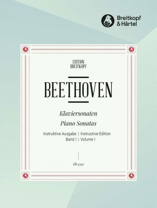 Klaviersonaten (instrukt.).1 - Beethoven - Kirjat - SCHOTT & CO - 9790004162866 - torstai 14. kesäkuuta 2018