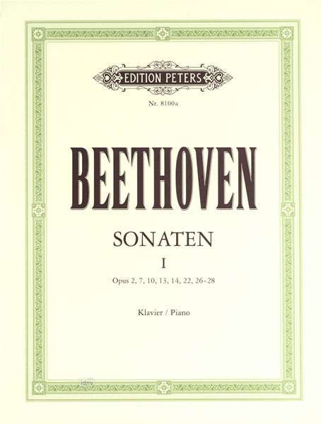 Piano Sonatas Vol. 1: Nos. 1-15: Opp. 2, 7, 10, 13, 14, 22, 26-28 - Ludwig Va Beethoven - Böcker - Edition Peters - 9790014059866 - 12 april 2001