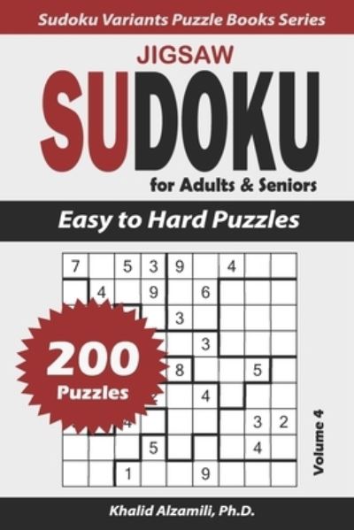 Cover for Khalid Alzamili · Jigsaw Sudoku For Adults &amp; Seniors (Paperback Book) (2021)