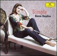 Cover for Anne-sophie Mutter · Simply Anne-sophie (CD) (2006)