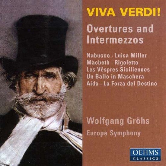Cover for Verdi / Grohs / Europa Symphony · Viva Verdi: Overtures &amp; Intermezzos (CD) (2004)