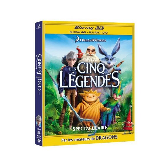 Cover for Les Cinq Legendes 3d/blu-ray+dvd (DVD) (1901)