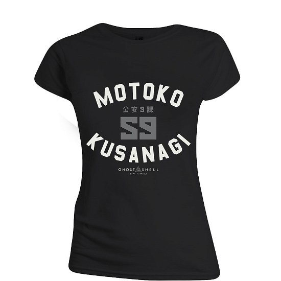 Ghost In The Shell: Motoko Kusanagi Black (T-Shirt Donna Tg L) - City Time - Merchandise -  - 3700334773867 - 