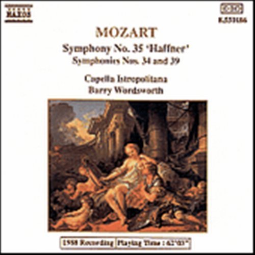 MOZART: Symphonies 34, 35 & 39 - Wordsworth / Cib - Musik - Naxos - 4891030501867 - 21. marts 1991