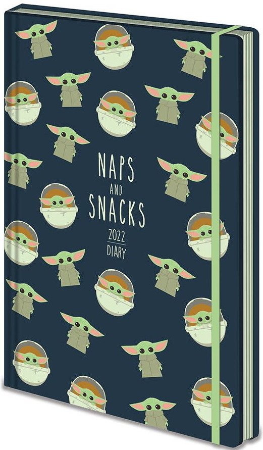 Naps & Snacks 2022 Diary (Diario) - Star Wars: The Mandalorian - Fanituote -  - 5051265735867 - maanantai 1. helmikuuta 2021