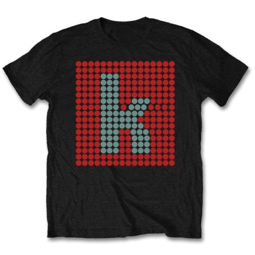 The Killers Unisex T-Shirt: K Glow - Killers - The - Merchandise - ROFF - 5055295358867 - 15. januar 2015