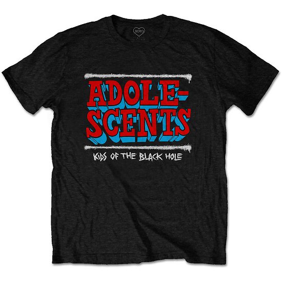 Cover for Adolescents - The · The Adolescents Unisex T-Shirt: Kids Of The Black Hole (T-shirt) [size S] [Black - Unisex edition]