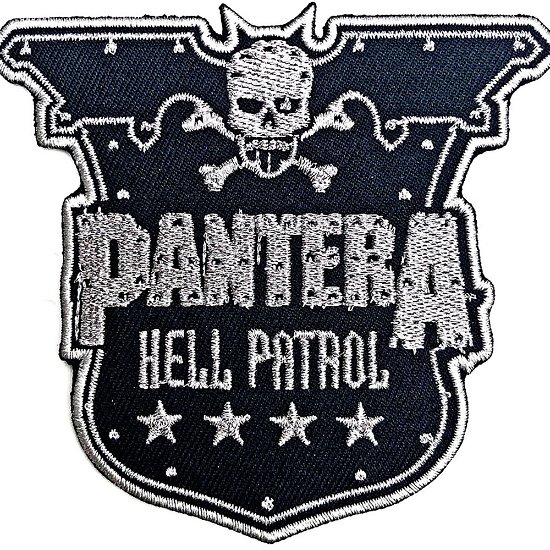 Pantera Standard Woven Patch: Hell Petrol - Pantera - Merchandise -  - 5056368633867 - 