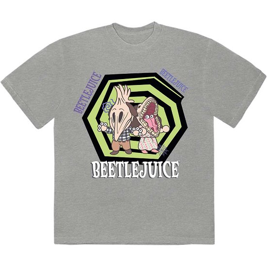 Beetlejuice Unisex T-Shirt: Spiral - Beetlejuice - Produtos -  - 5056737239867 - 