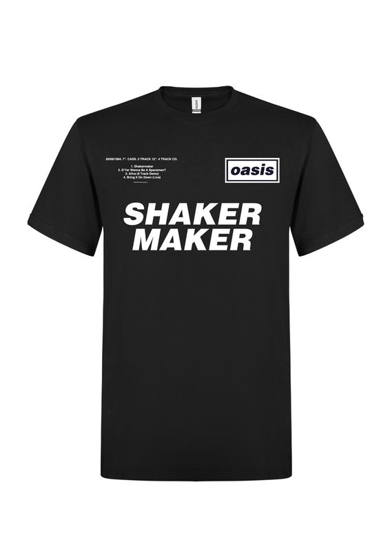Cover for Oasis · Shakermaker Tracklisting (T-shirt) [size S] (2025)