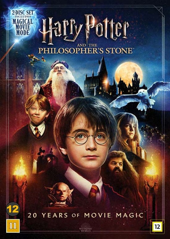 Cover for HARRY POTTER 1 20th ANNIVERSARY (DVD) (2021)
