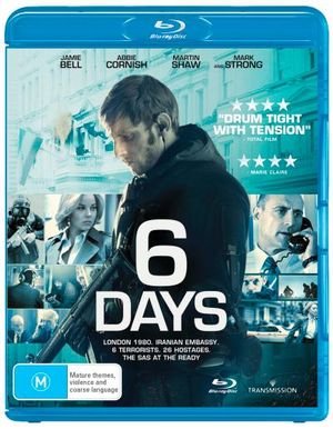 Cover for 6 Days (Blu-ray) (2018)