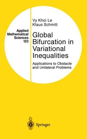 Cover for Vy Khoi Le · Global Bifurcation in Variational Inequalities: Applications to Obstacle and Unilateral Problems - Applied Mathematical Sciences (Gebundenes Buch) [1997 edition] (1997)