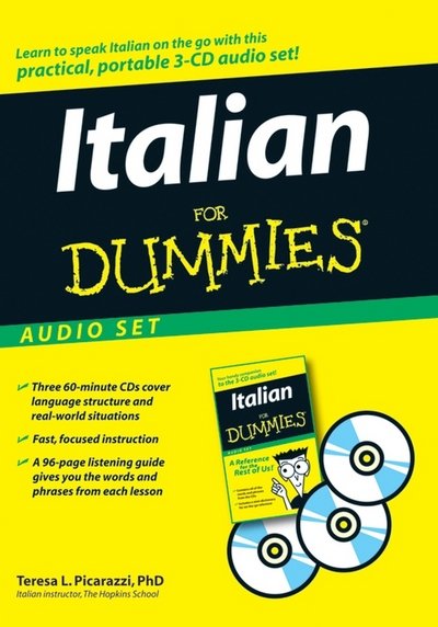 Cover for Picarazzi, Teresa L. (Hopkins School, New Haven, CT) · Italian For Dummies Audio Set (Lydbok (CD)) (2007)