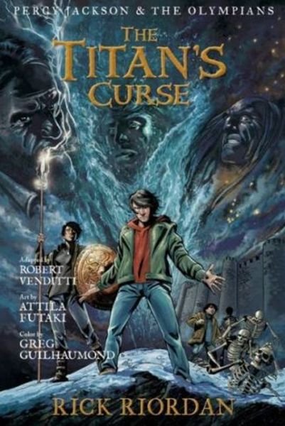 Cover for Rick Riordan · The Titan's Curse (Turtleback School &amp; Library Binding Edition) (Percy Jackson &amp; the Olympians) (Hardcover Book) [Turtleback School &amp; Library Binding, Reprint edition] (2013)