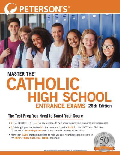 Cover for Peterson's · Master the™ Catholic High Schools Entrance Exams - Master the™ (Pocketbok) (2022)