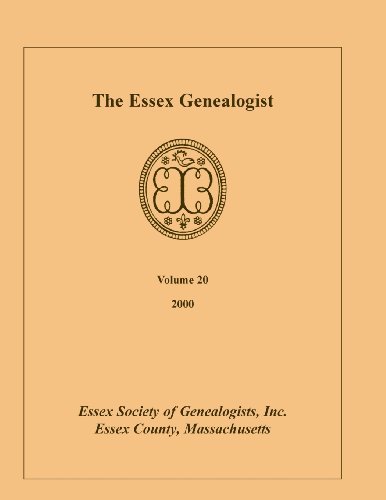 Cover for Inc Essex Society of Genealogists · The Essex Genealogist, Vol. 20, 2000 (Paperback Bog) (2013)