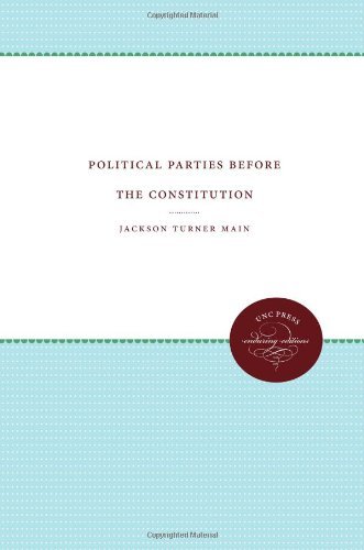 Jackson Turner Main · Political Parties before the Constitution (Paperback Book) (2012)