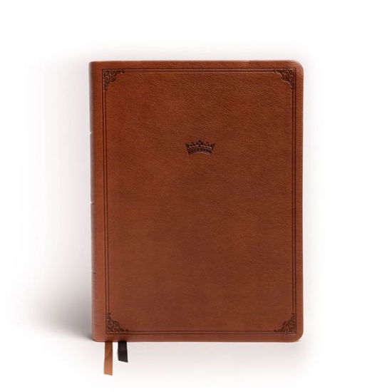 Cover for Holman Bible Publishers · NASB Tony Evans Study Bible, Brown LeatherTouch (Book) (2023)