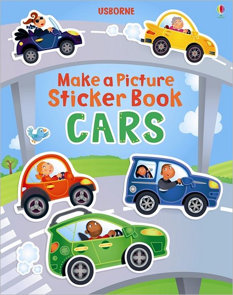 Cars - Make a Picture Sticker Books - Felicity Brooks - Books - Usborne Publishing Ltd - 9781409551867 - April 19, 2013