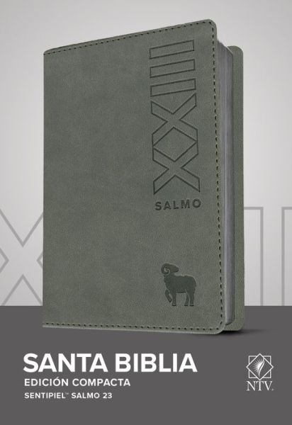 Cover for Tyndale · Santa Biblia NTV, Edición Compacta, Salmo 23 (SentiPiel, Gris) (Book) (2019)