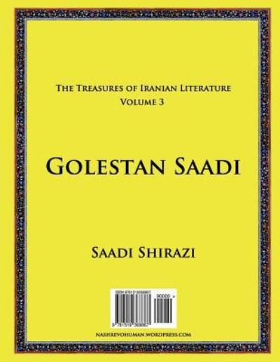 Cover for Saadi Shirazi · Golestan Saadi (Taschenbuch) (2015)