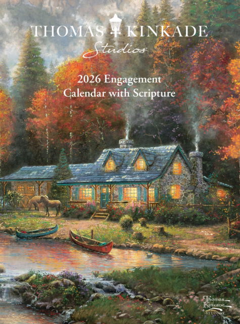 Thomas Kinkade Studios 2026 Monthly / Weekly Engagement Calendar with Scripture - Thomas Kinkade - Merchandise - Andrews McMeel Publishing - 9781524896867 - August 12, 2025