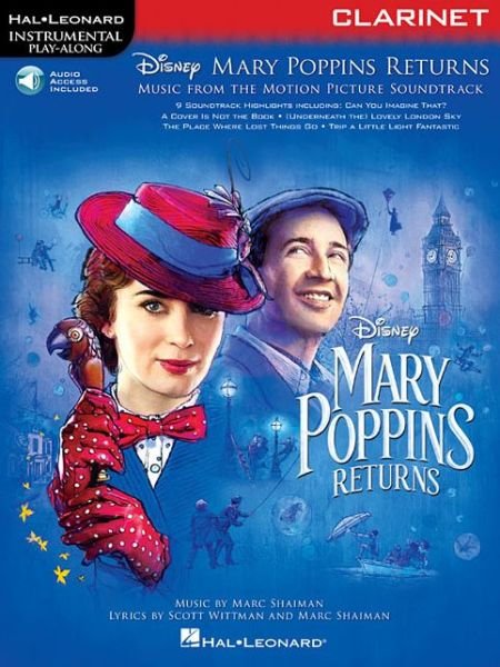 Cover for Hal Leonard Publishing Corporation · Instrumental Play-Along: Mary Poppins Returns - Clarinet (Book / Online Audio) (Pocketbok) (2019)
