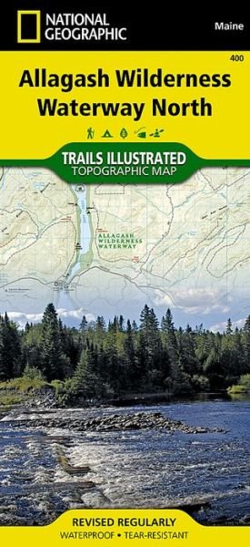 Cover for National Geographic Maps · Allagash Wilderness Waterway, North: Trails Illustrated Other Rec. Areas (Kort) (2020)