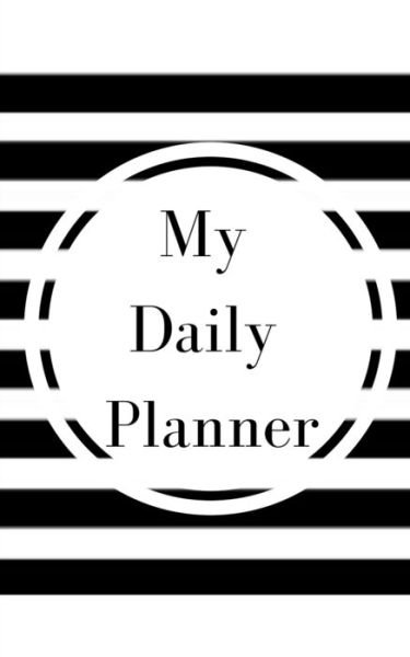 Cover for Toqeph · My Daily Planner - Planning My Day - Gold Black Strips Cover (Paperback Bog) (2020)
