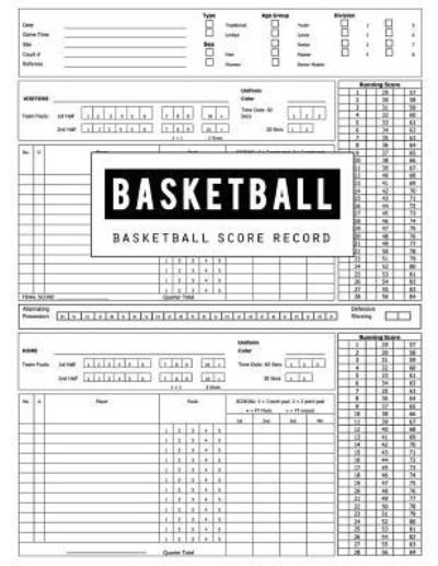 Cover for Bg Publishing · Basketball Score Record (Taschenbuch) (2018)