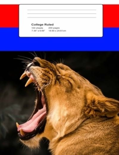 Cover for John Daly · Lion Composition Book (Paperback Book) (2018)